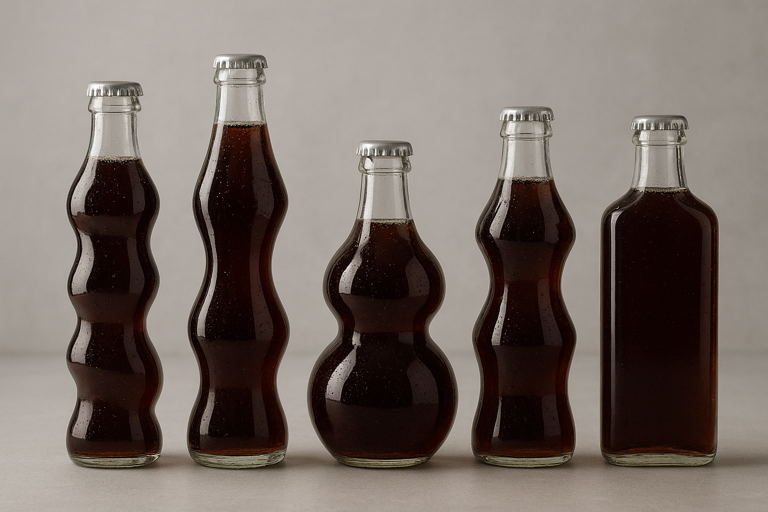 Individuelle Cola-Flaschen